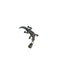 Pure Silver Antique Lizard Sterling Pendant 5.75G By Mahita Collections
